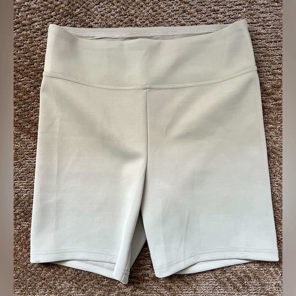 Express Sage Green Biker Shorts